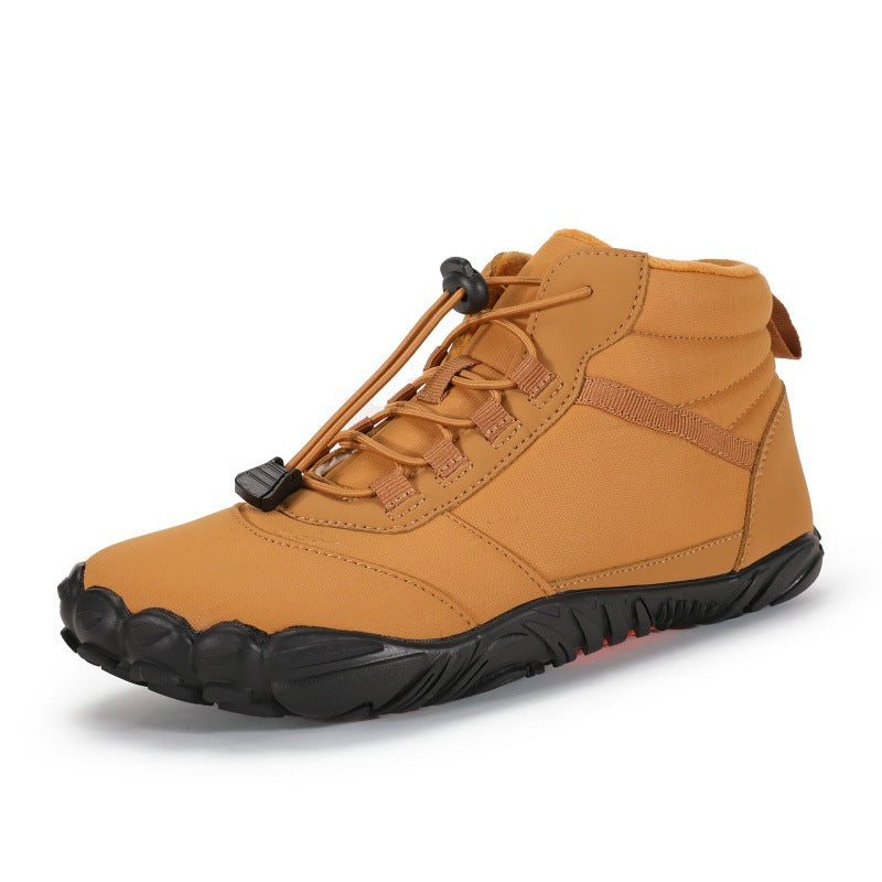 Fleece-lined Waterproof Casual Cotton Shoes for Men