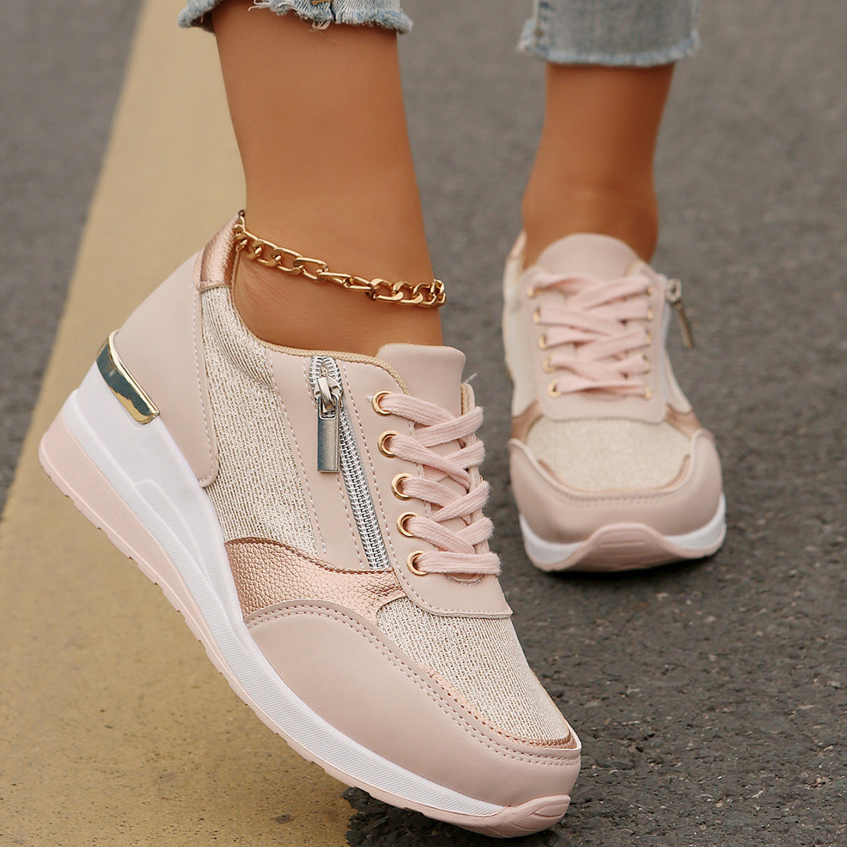 Lace-up Casual Shoes for Women