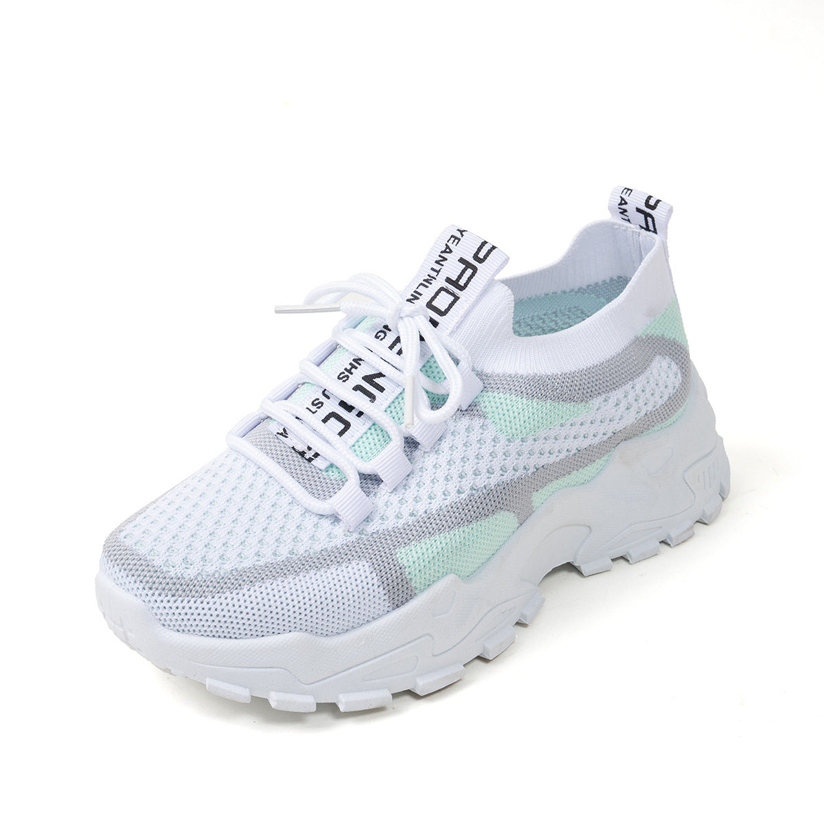 Running Casual Shoes for Women's Breathable Lace-up Sneakers