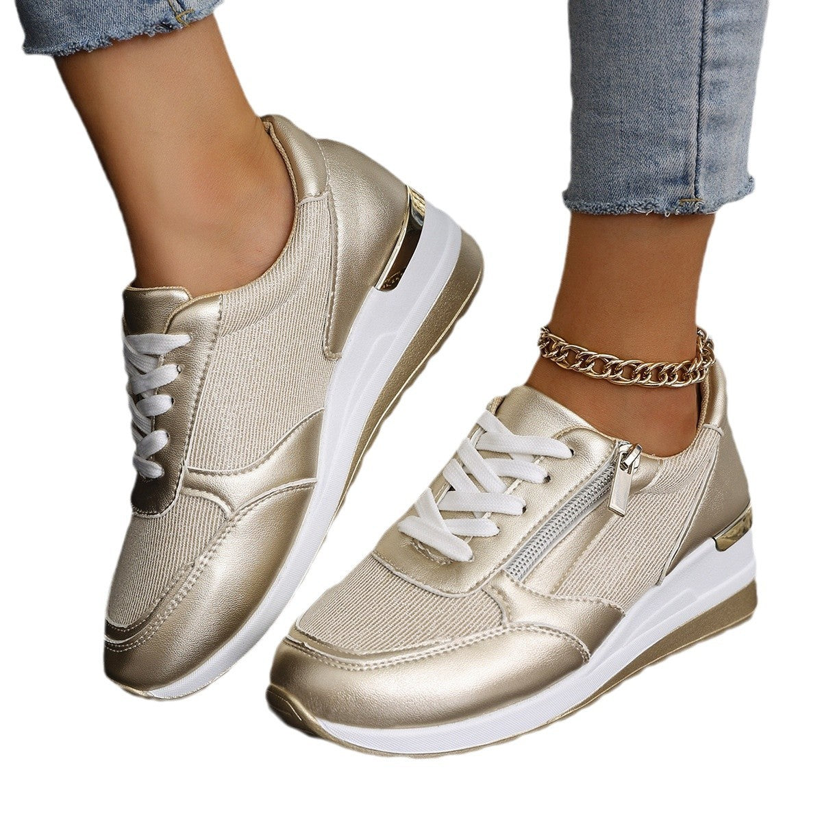 Lace-up Casual Shoes for Women