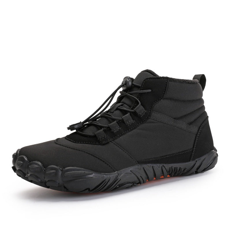 Fleece-lined Waterproof  Casual Cotton Shoes for Men