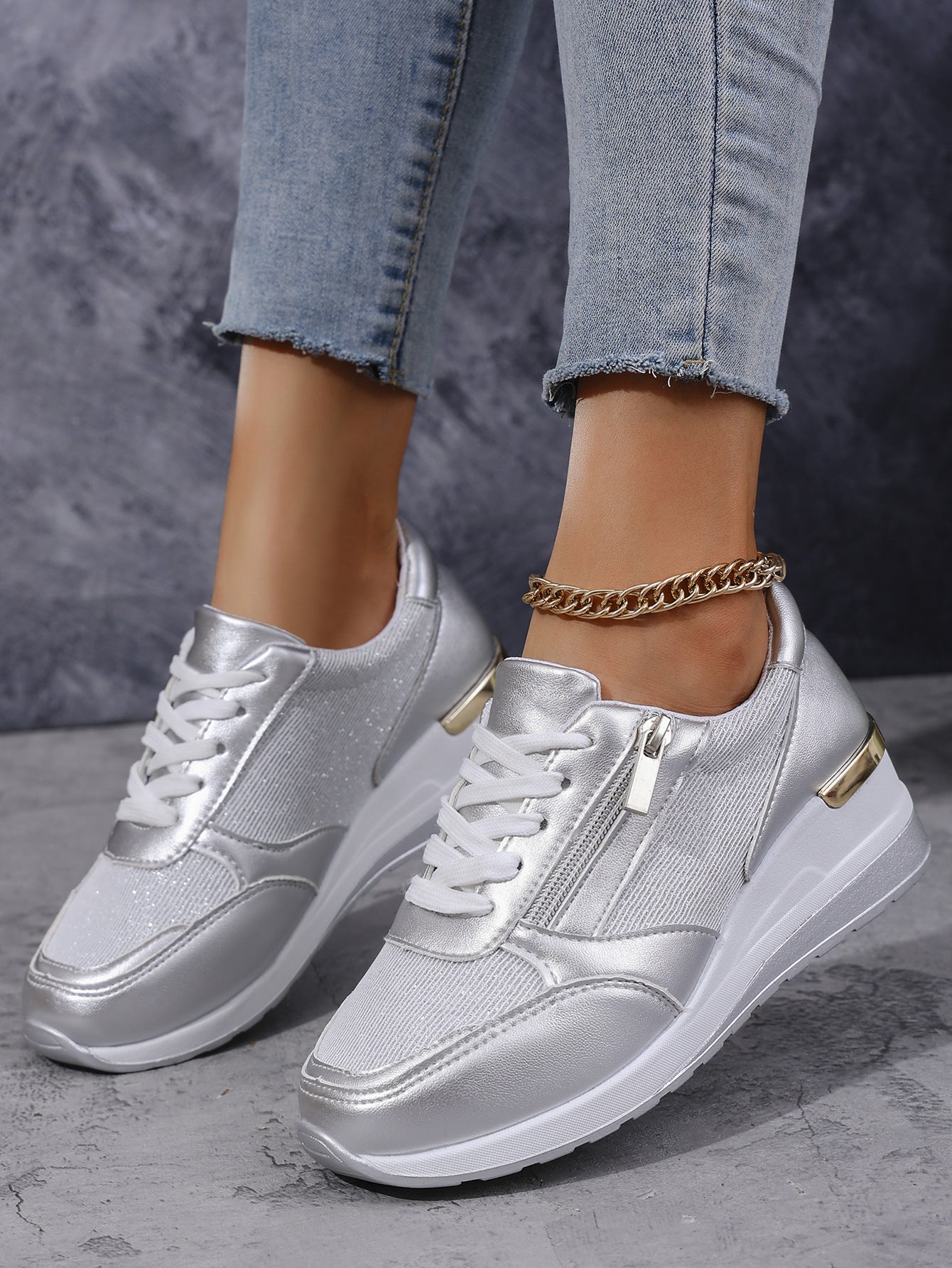 Lace-up Casual Shoes for Women