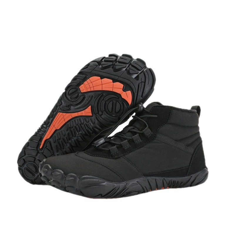 Fleece-lined Waterproof  Casual Cotton Shoes for Men