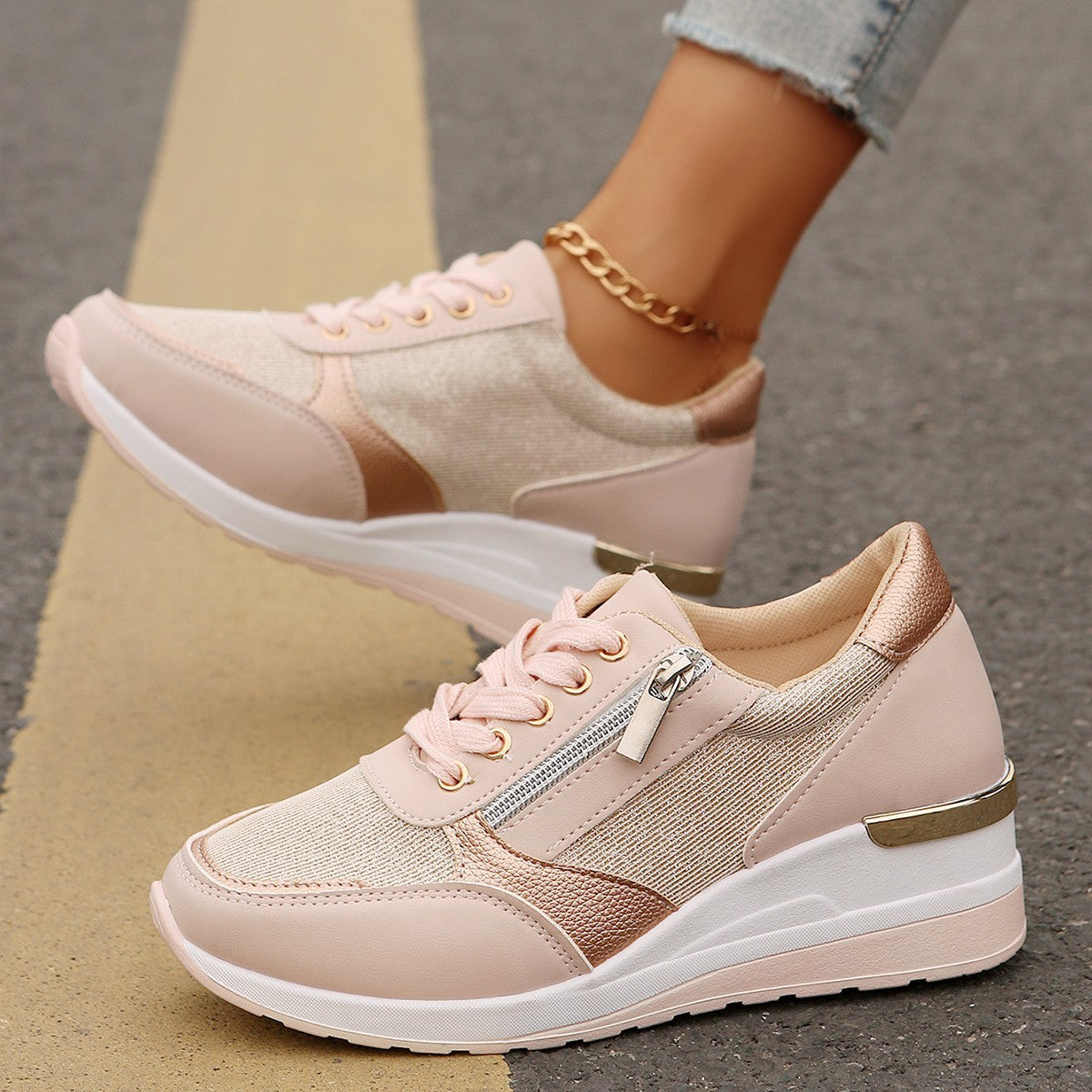 Lace-up Casual Shoes for Women